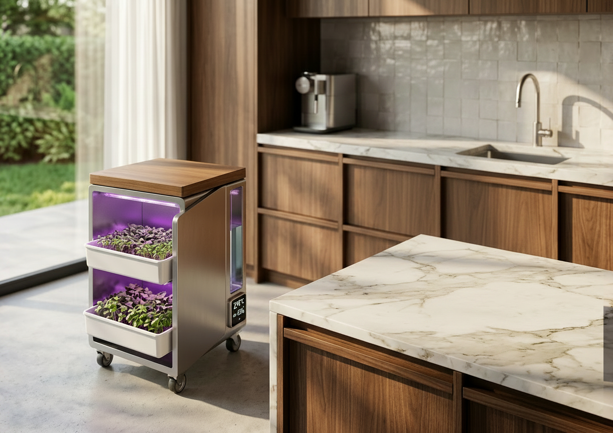 Rootie One 주방 사용 장면